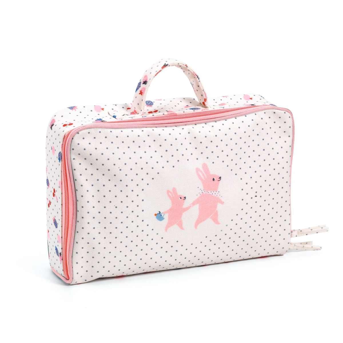 POMEA Puppe Vanille im Koffer (10-teiliges Set) - Djeco