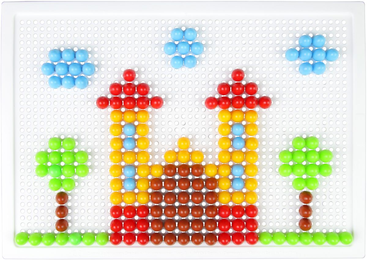 LENA Mosaik Set color 10mm (200 Stecker)