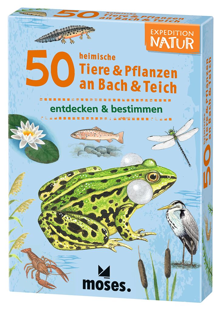 Expedition Natur 50 heimische Tiere & Pflanzen an Bach und Teich - Moses (versch. Designs, 1 Stück)
