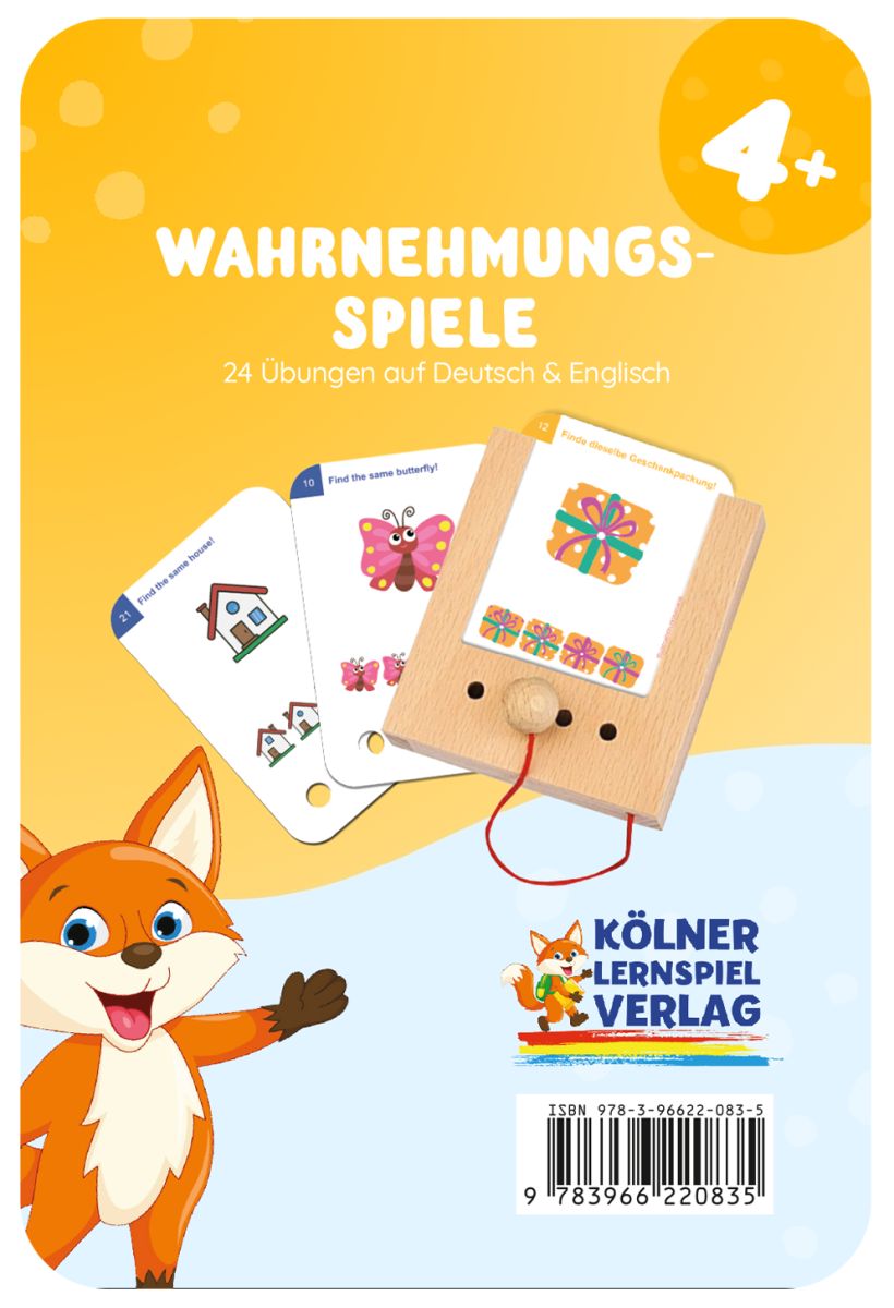 Wahrnehmungsspiele 4+ - Kölner Lernspielverlag