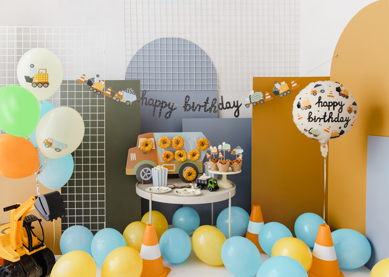 Caketopper Baustelle (6-teilig) - Party Deco