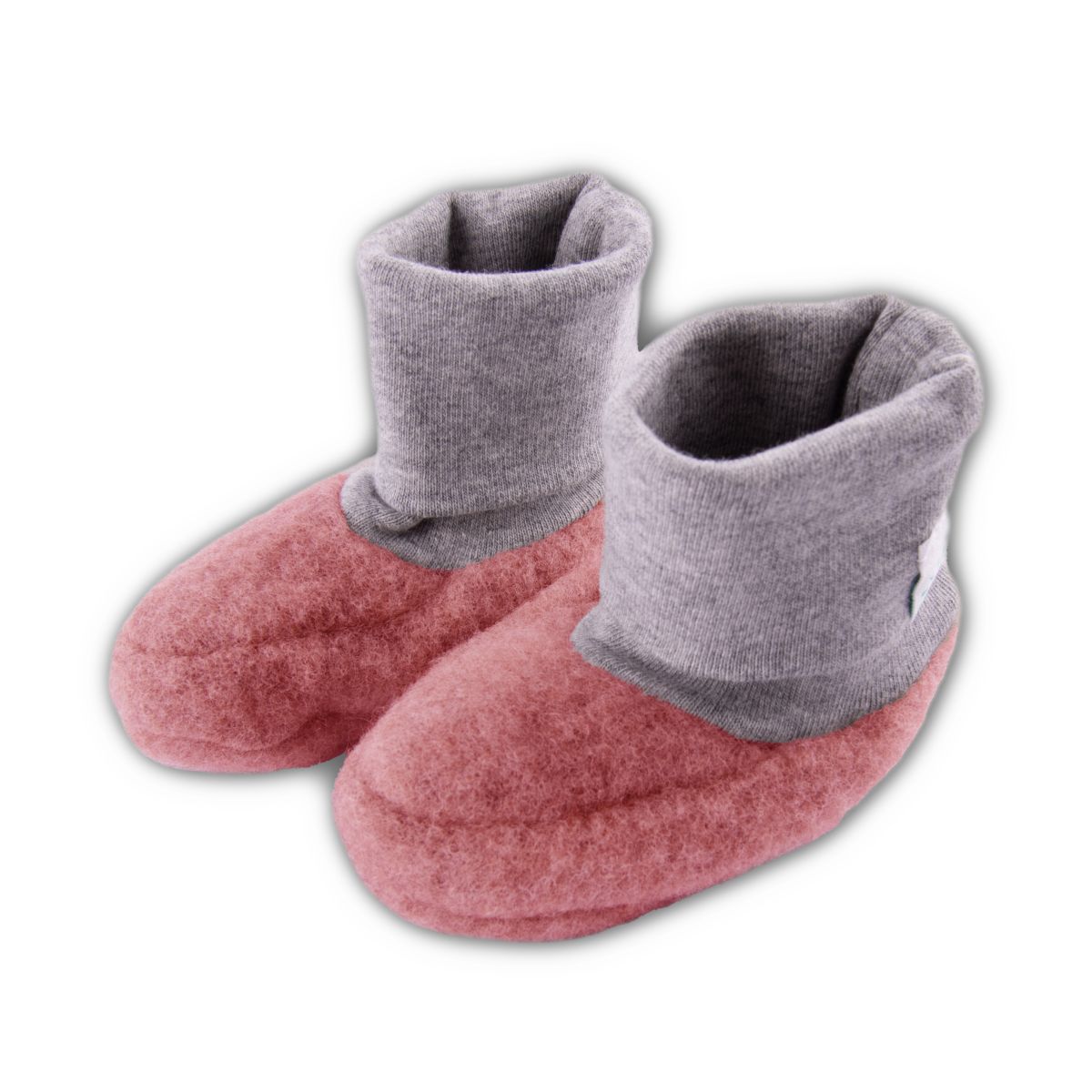 Schlupfschuhe Wollfleece vintage rose Gr. 0-6 Mon.