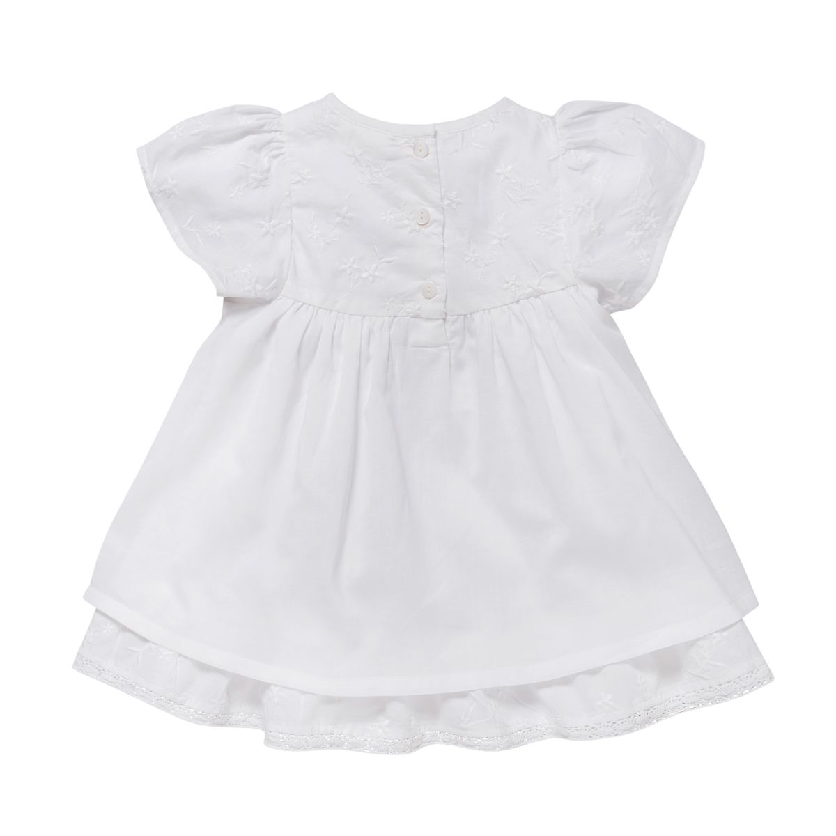 Kleid weiß GOTS - 98