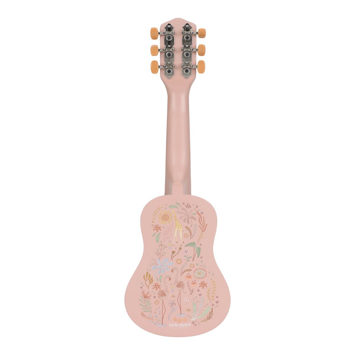 Holzgitarre rosa Safari Friends - Little Dutch