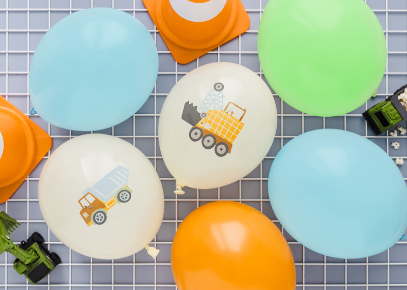 Luftballons Baustelle (6 Stk.) - Party Deco