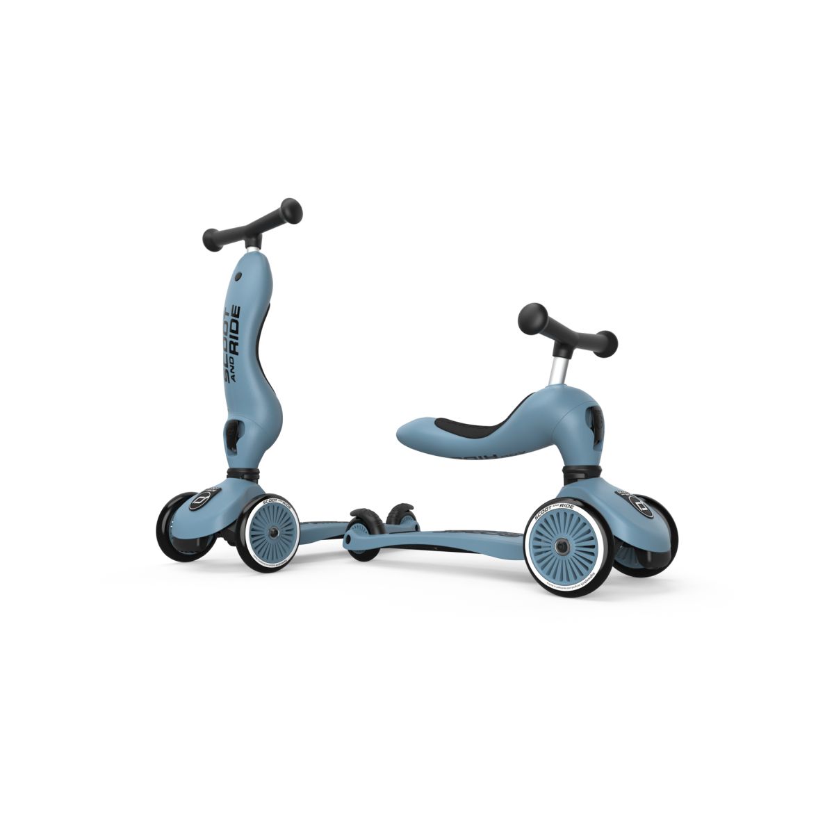 Highway Kick 1 steel - blau - Scoot and Ride