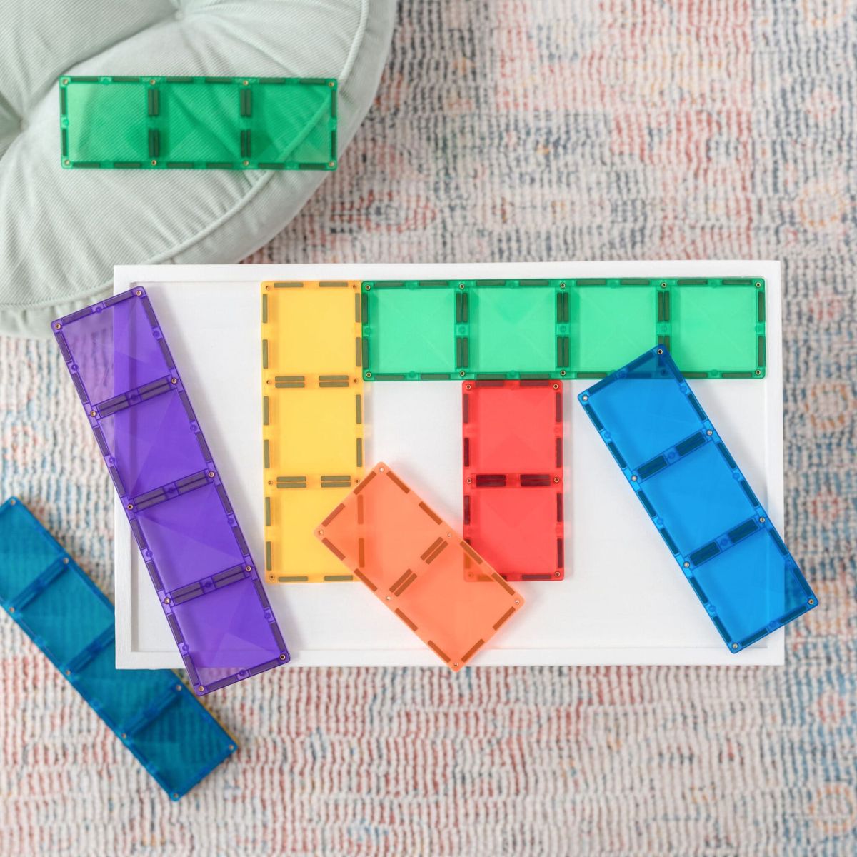 CONNETIX RAINBOW Rectangle Pack Magnetbausteine 18-teilig
