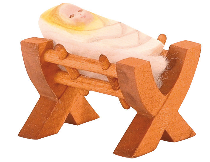 Krippe mit Kind 2-teilig "Weihnachtskrippe II" - Ostheimer