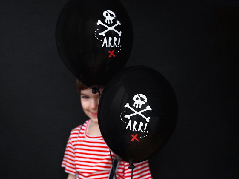 Luftballons Piraten (6 Stk.) - Party Deco
