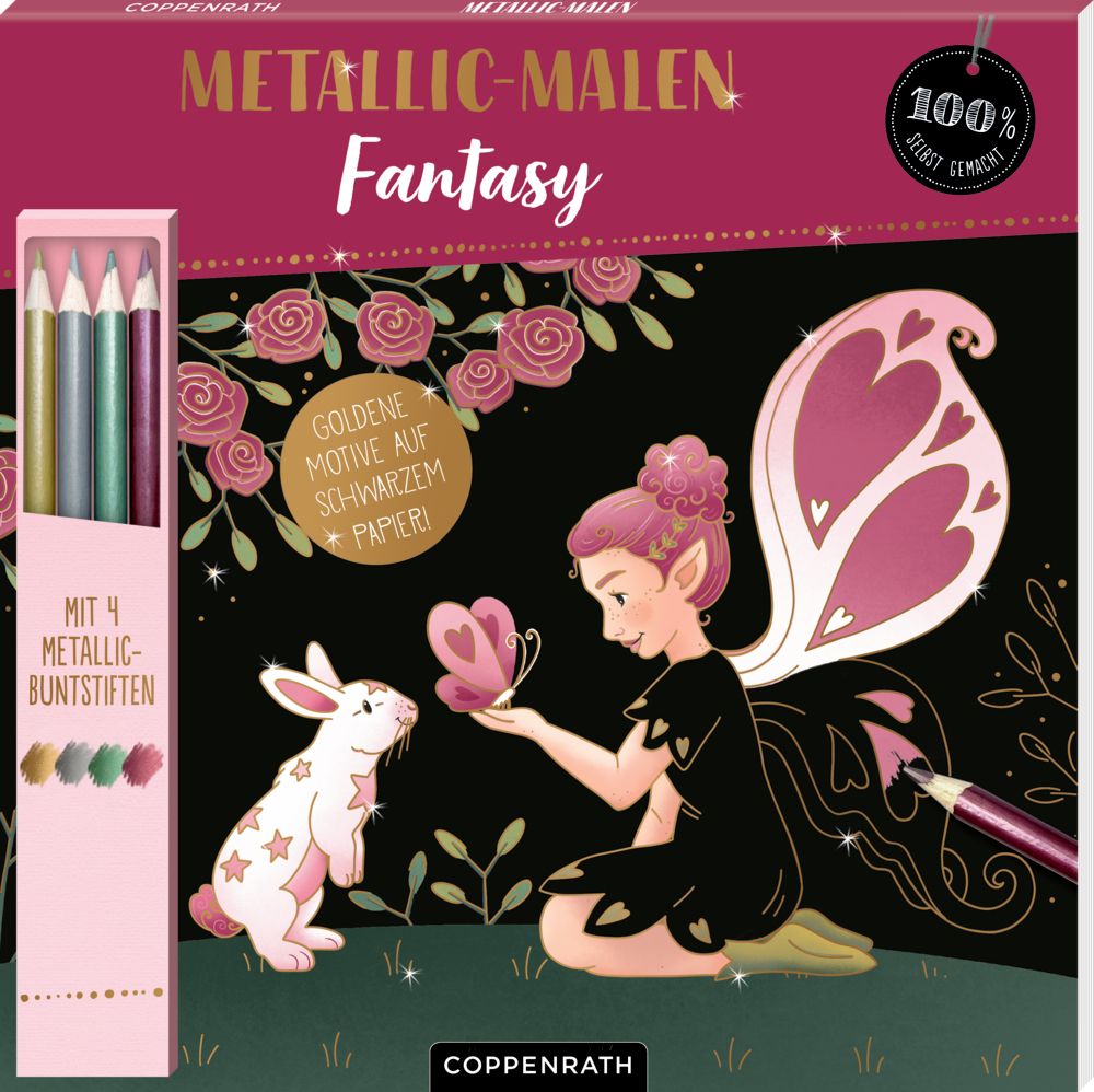 Metallic-Malen Fantasy 8+ (mit Metallic-Buntstiften) - 100% selbst gemacht