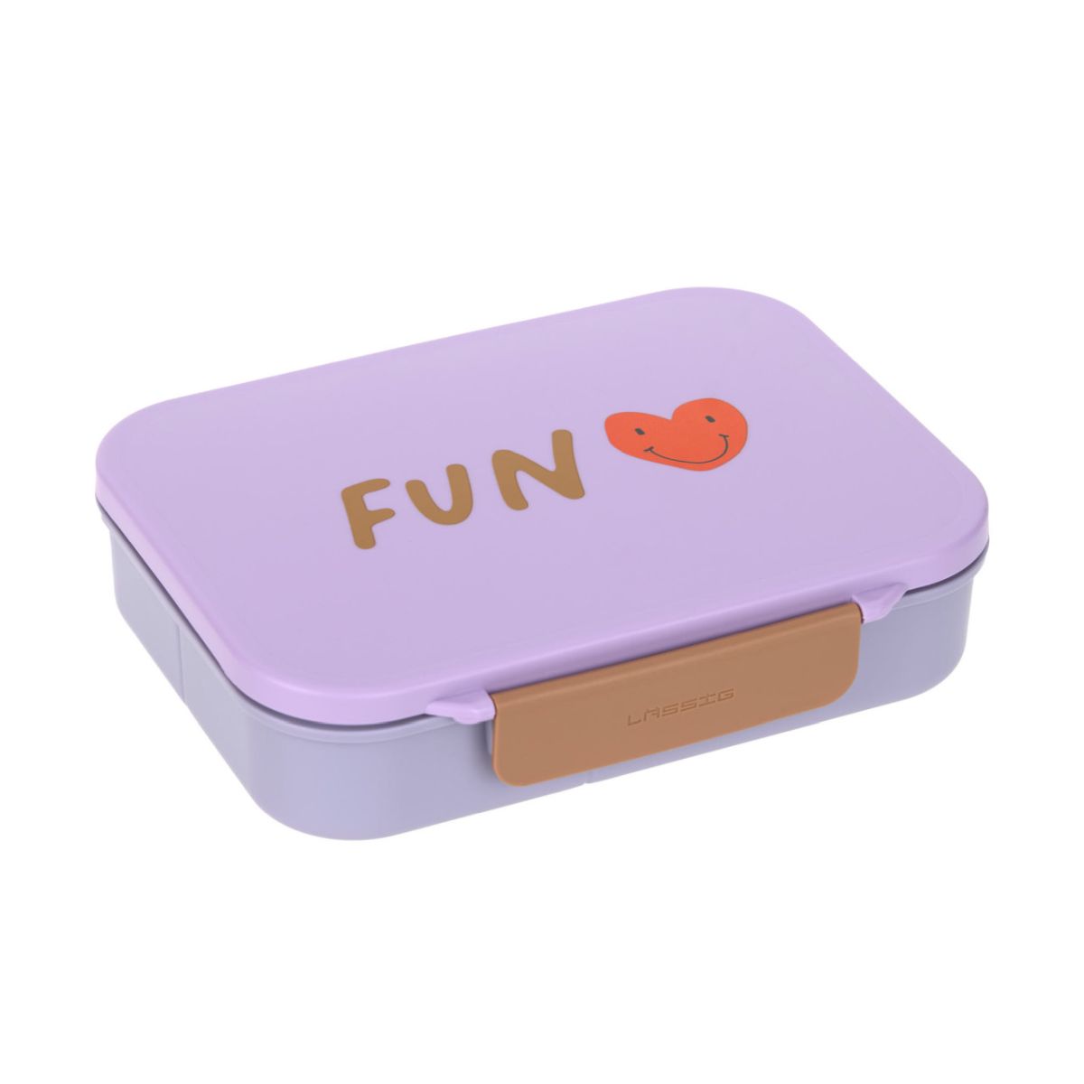 Bento-Lunchbox Little Gang Heart lila - Lässig