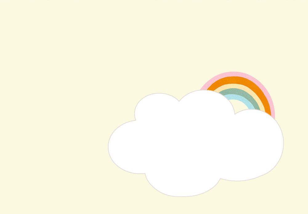 Grußkarte - Alles Gute zur Taufe - Regenbogen hellblau