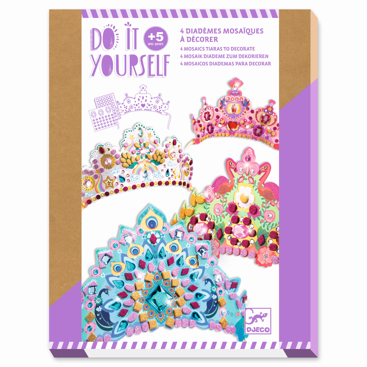 DIY Mosaik-Diademe Wie eine Prinzessin - DJECO