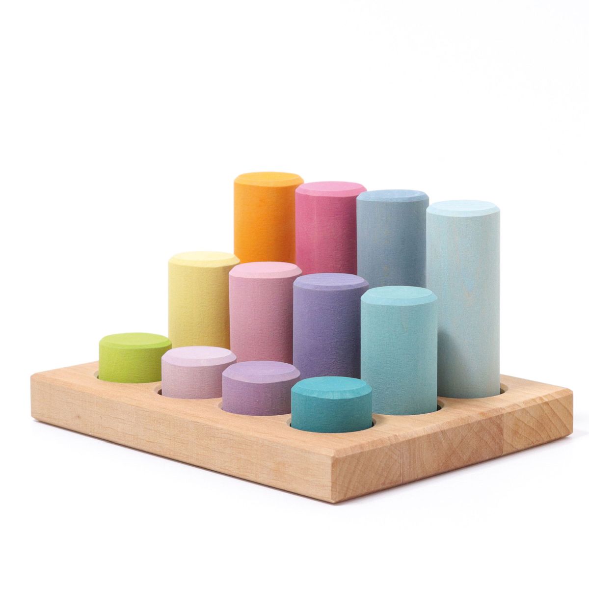 Grimm`s Steckspiel kleine Walzen Pastell 10574