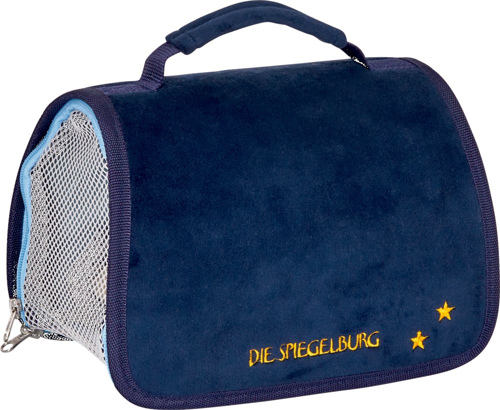 Reisetasche für Plüschtiere blau - Lustige Tierparade