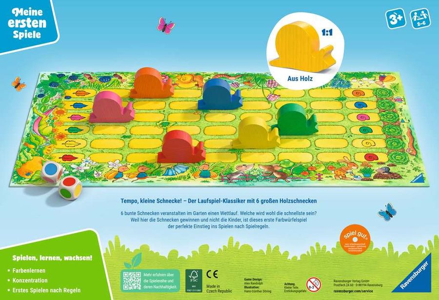 Tempo, kleine Schnecke - Brettspiel