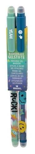Happy Day Radierbare Gelstifte 2er Set (verschiedene Designs, 1 Set)