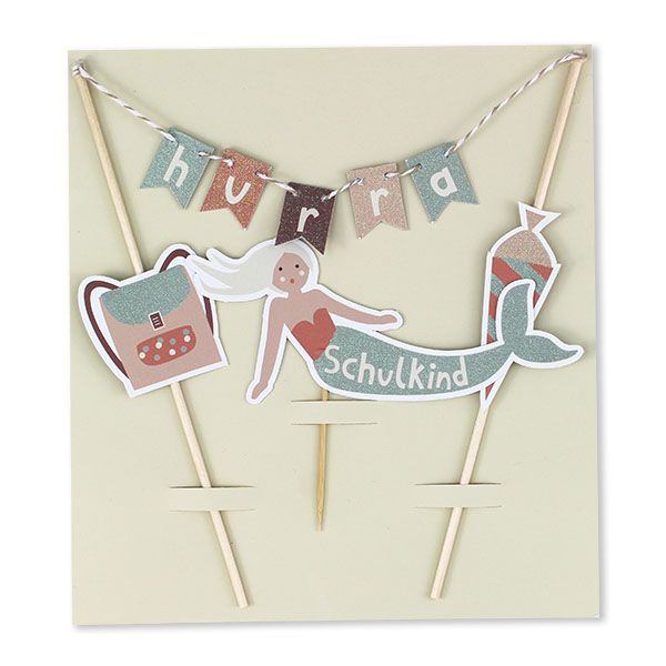 Cake Topper zur Einschulung Under the Sea - Ava & Yves