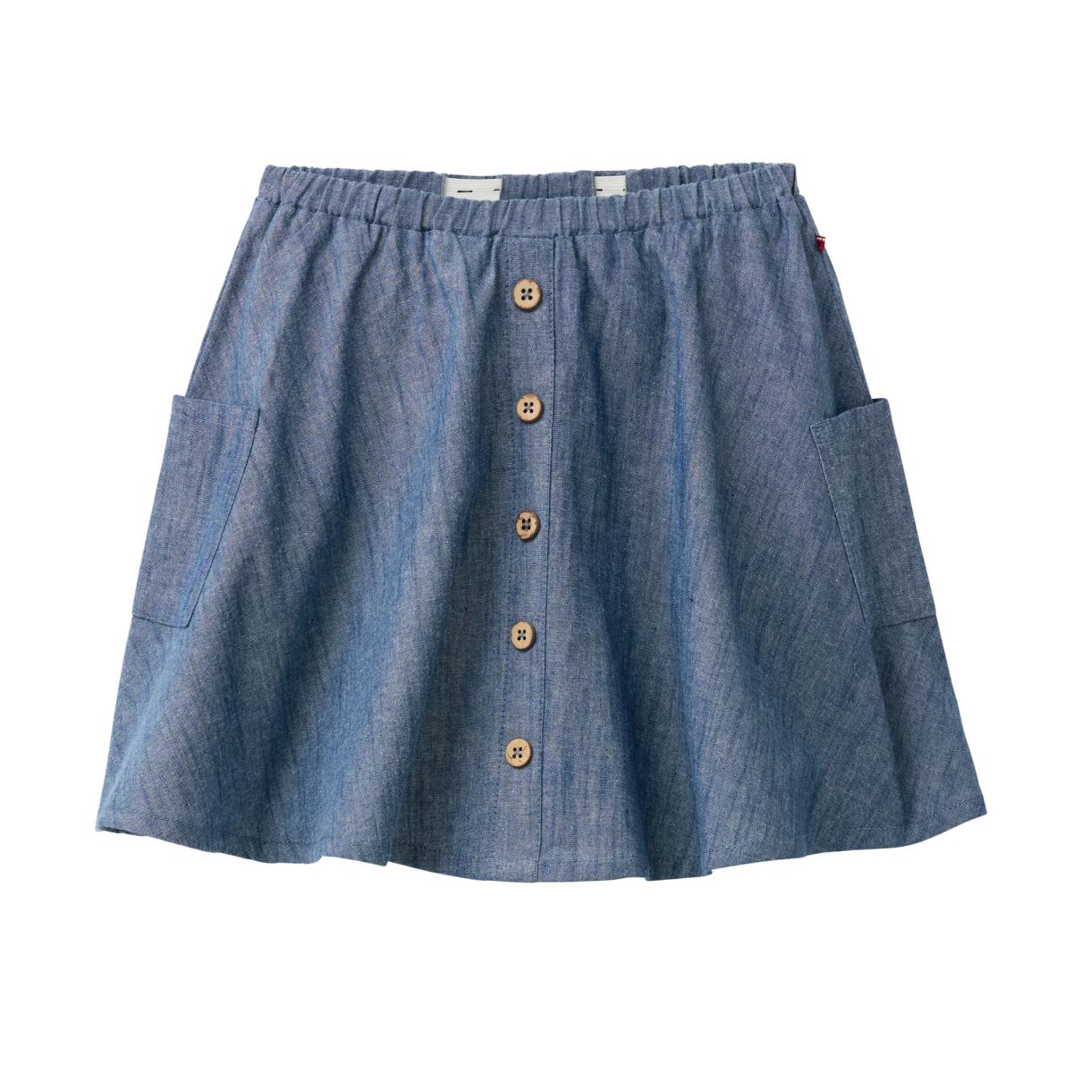 Rock kurz jeansblau GOTS - 110-116