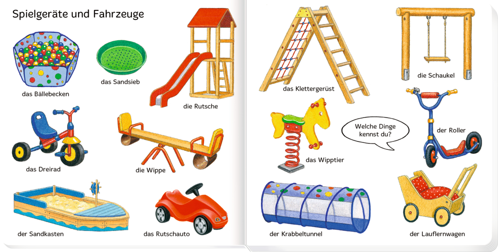 Bilder suchen - Wörter finden: 100 erste Wörter! - Kindergarten