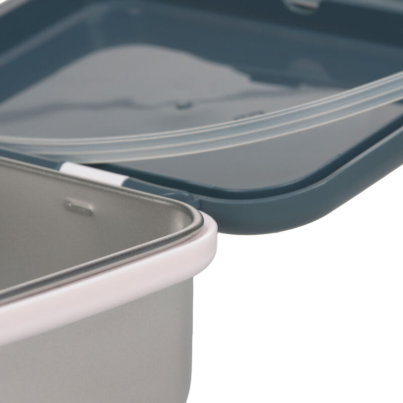Lunchbox Edelstahl Happy Prints midnight blue - Lässig