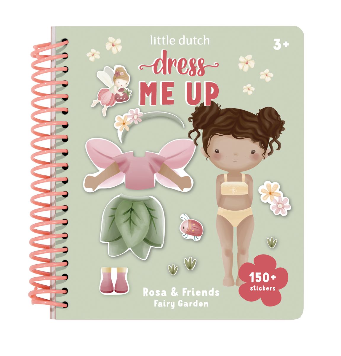 Stickerbuch Dress Me up Fairy Garden - Little Dutch