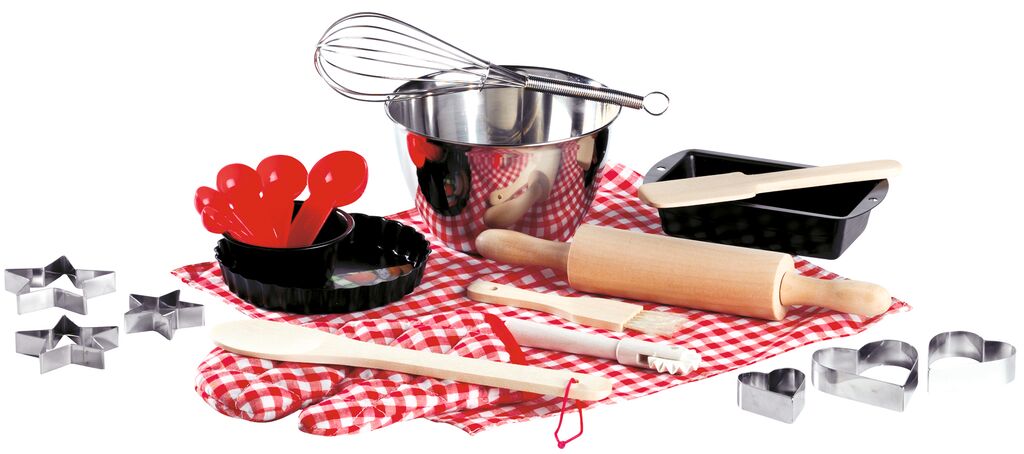 Kinder-Back-Set 16-teilig aus rostfreiem Edelstahl
