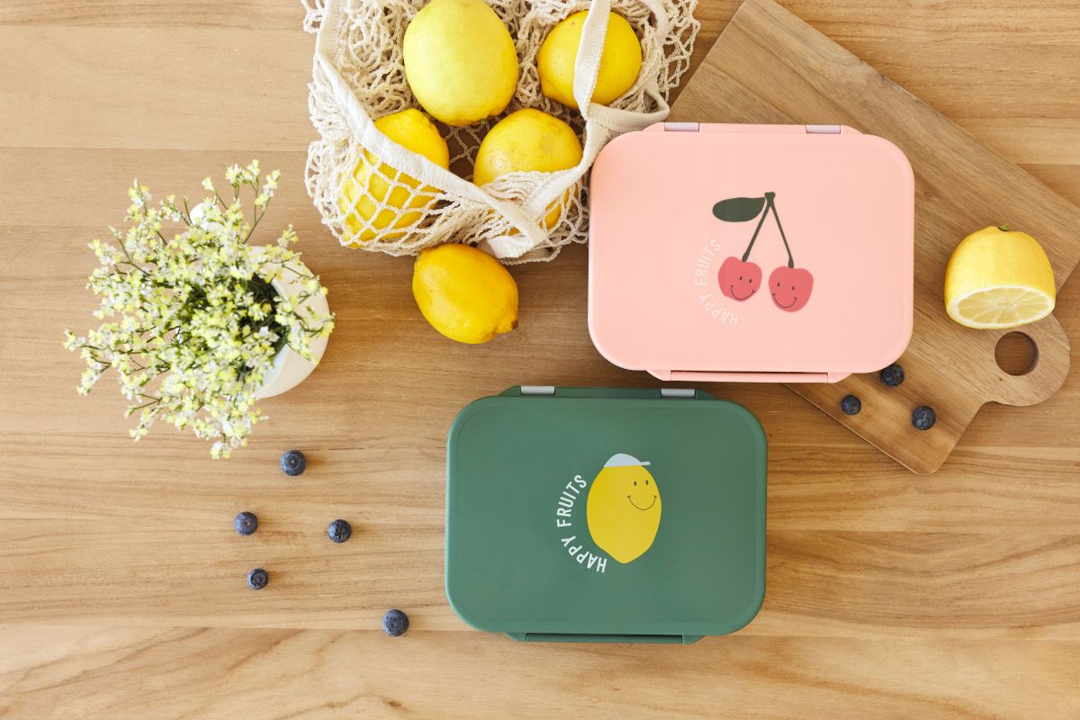 Bento-Lunchbox Happy Fruits Zitrone - Lässig