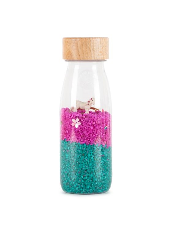 Sensorikflasche "Sound" Einhorn - Petit Boum