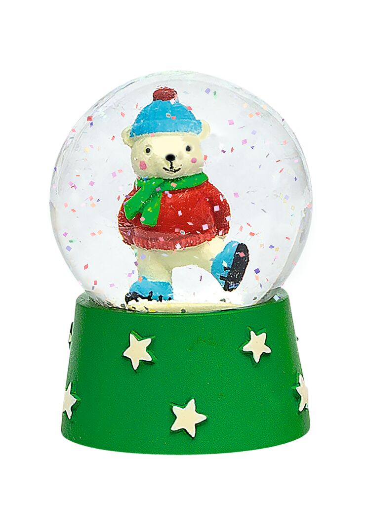 Nachtleuchtende Schneekugel (verschiedene Designs, 1 Stück)