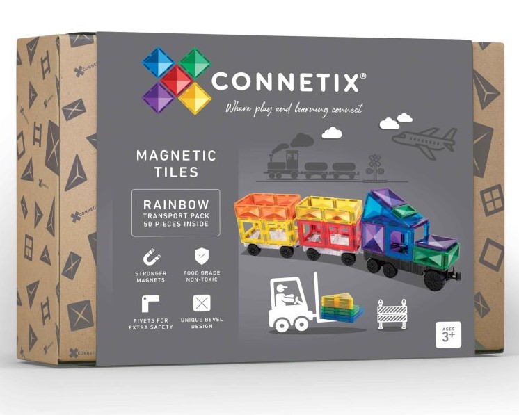 CONNETIX RAINBOW Transport Pack Magnetbausteine 50-teilig