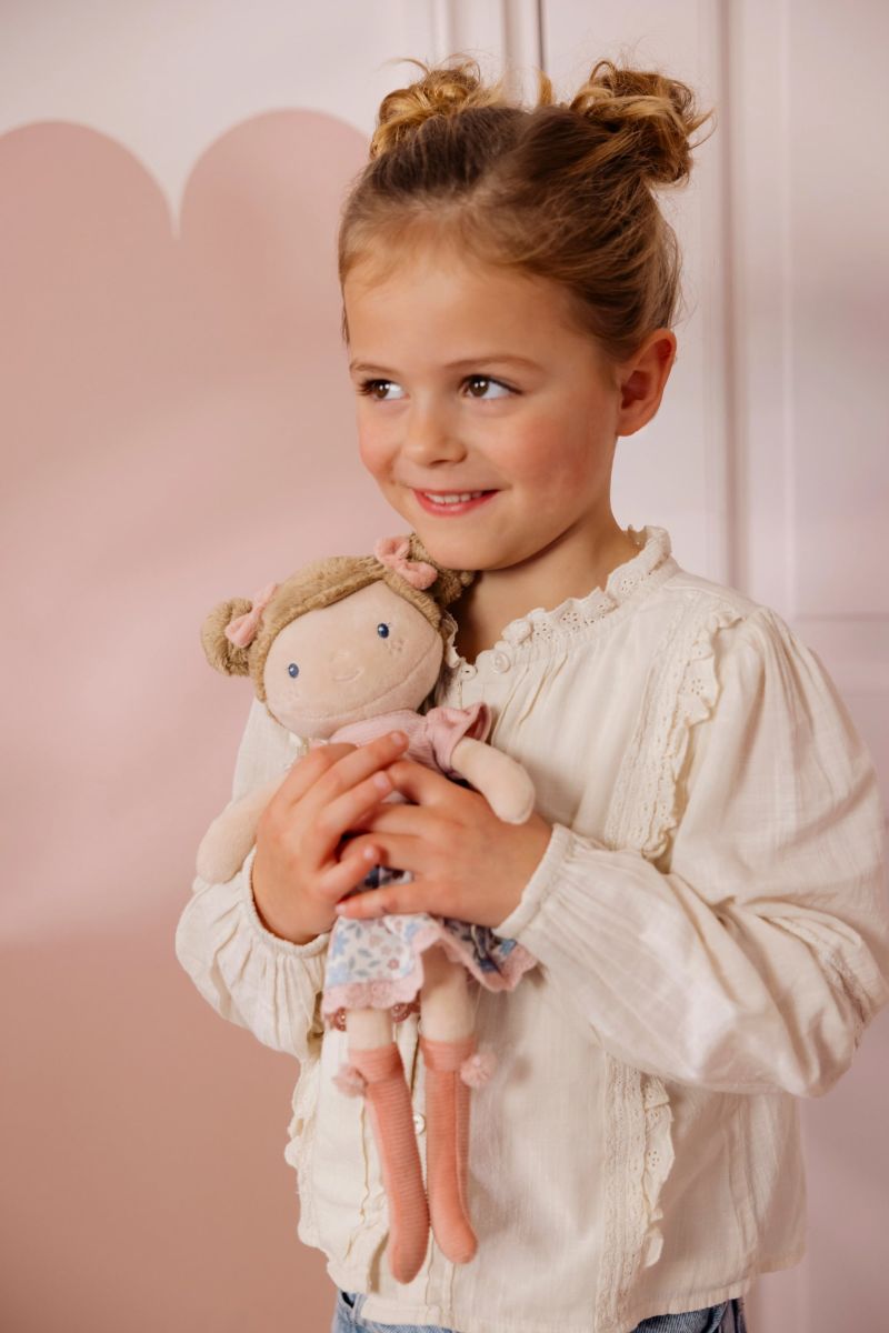 Kuschelpuppe Rosa 35cm - Little Dutch