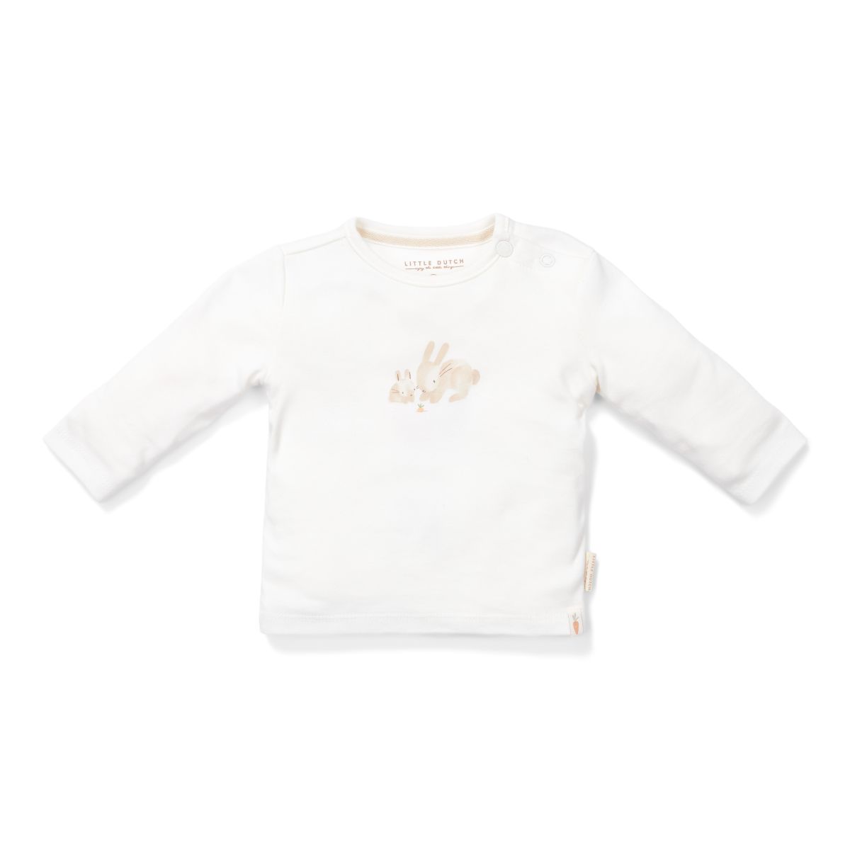 Langarmshirt  Hase weiß  - 56