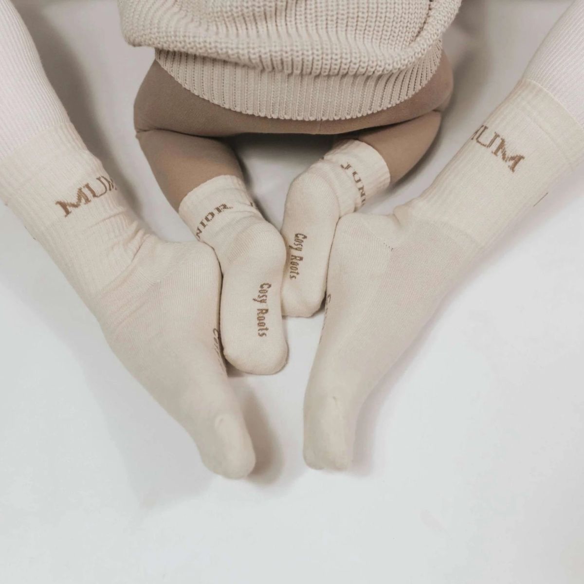 Socken MUM sand GOTS - 35-38