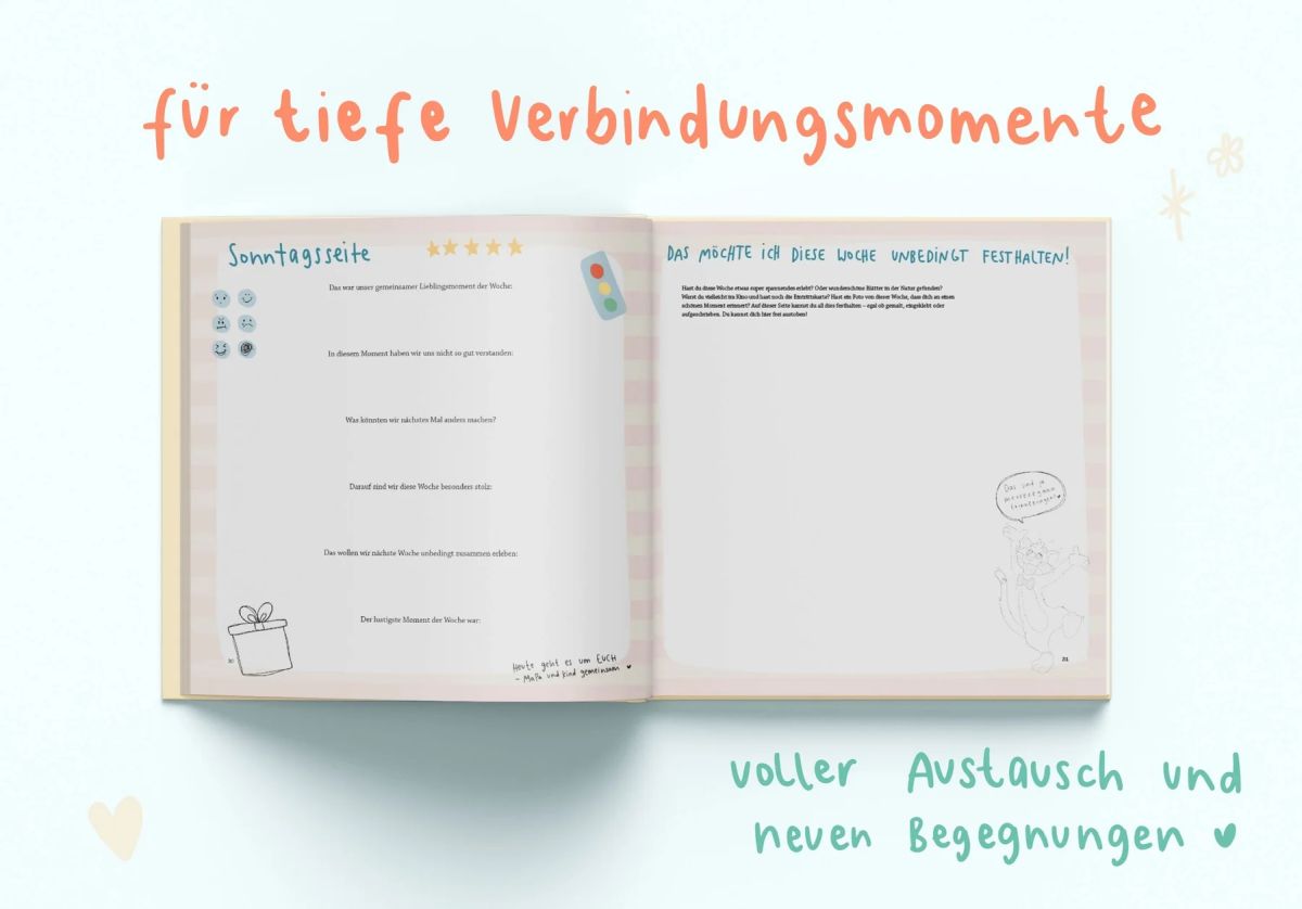 Du + Ich - Das Verbindungsbuch orange - Mira und das fliegende Haus