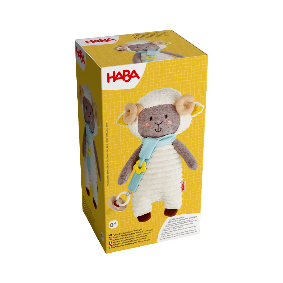 HABA Schnullertier Widder Wollbert