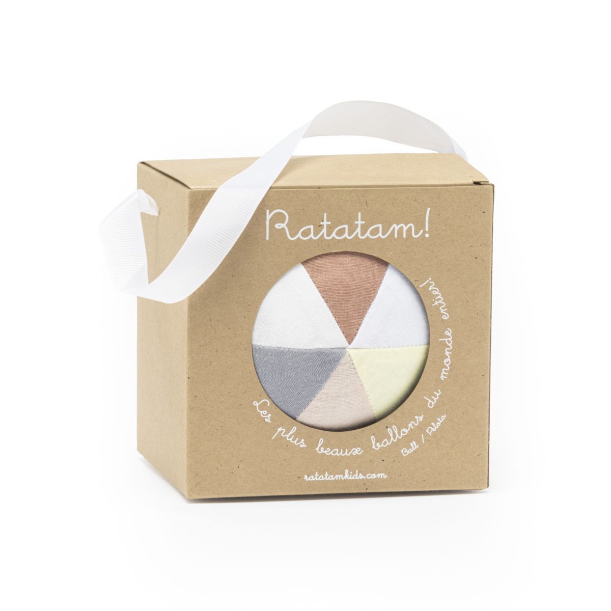 Baby-Stoffball multicolored rosé  - Ratatam