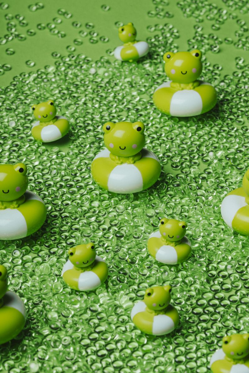 Happy Bubbles Badewannenspielzeug Froggies Frösche - Petit Boum