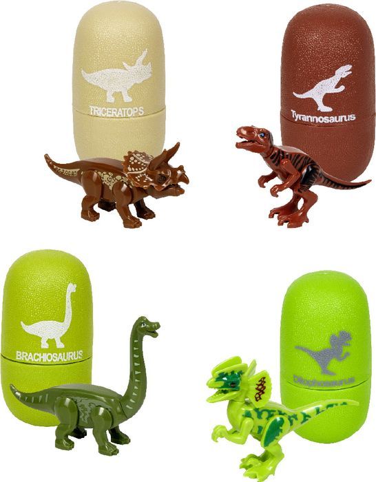 Mini-Bausatz Dinosaurier - T-Rex World (1 Stück, verschiedene Designs)