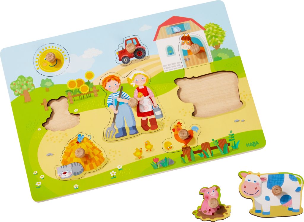 HABA Greifpuzzle Auf dem Bauernhof