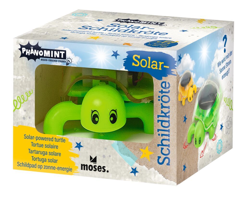 PhänoMINT Solar-Schildkröte (verschiedene Designs, 1 Stück)