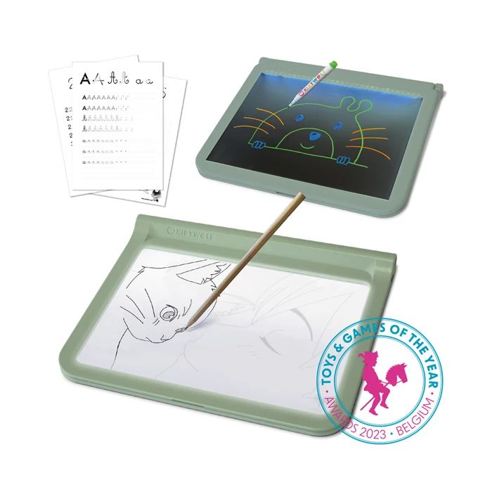 Kidydraw PRO Leuchtende Designtafel grün - Kidywolf
