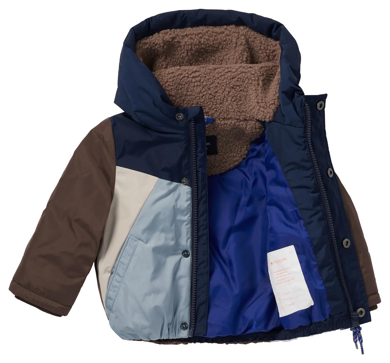 Winterjacke mehrfarbig  - 74