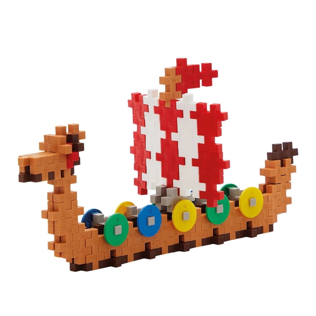 PLUS PLUS Mini-Bausteine Wikingerschiff 100 Stück