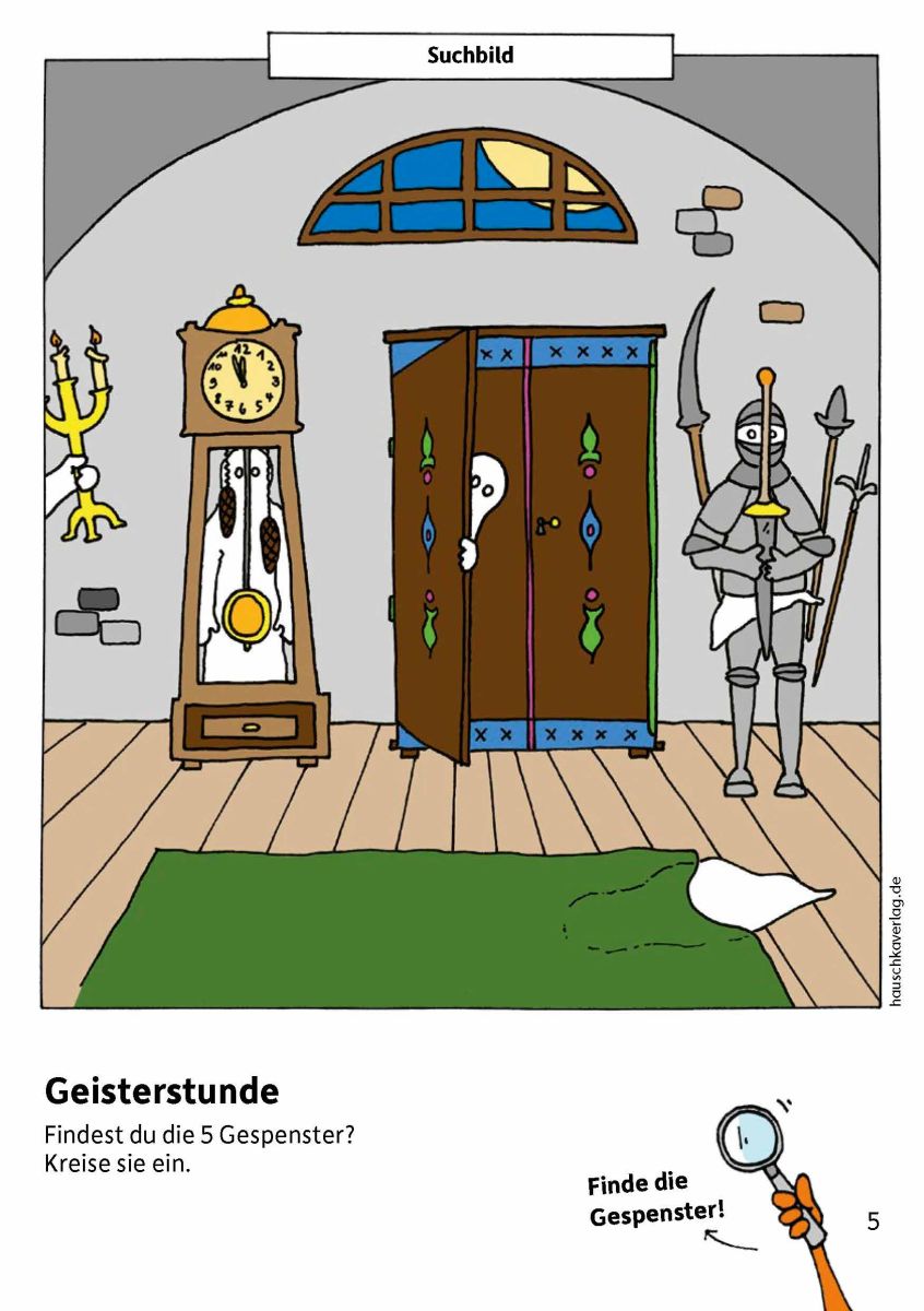 Vorschulblock - Konzentration und Wahrnehmung - Hauschka Verlag 5+