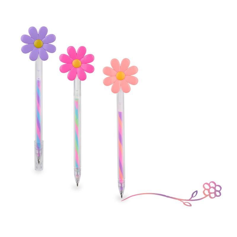 GF-6 Flower Gelstift Swirly Colors  (unterschiedliche Designs, 1 Stück)