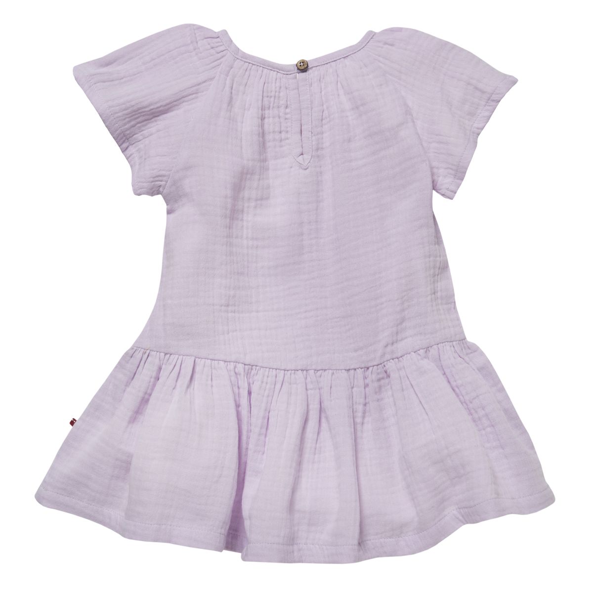 Musselin-Kleid violett GOTS - 74/80