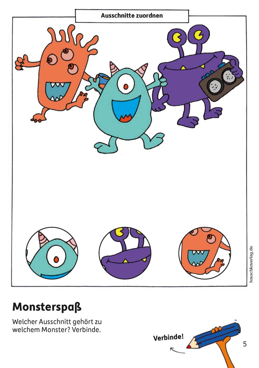 Kindergartenblock - Meine ersten Rätsel und Denkspiele - Hauschka Verlag 3+