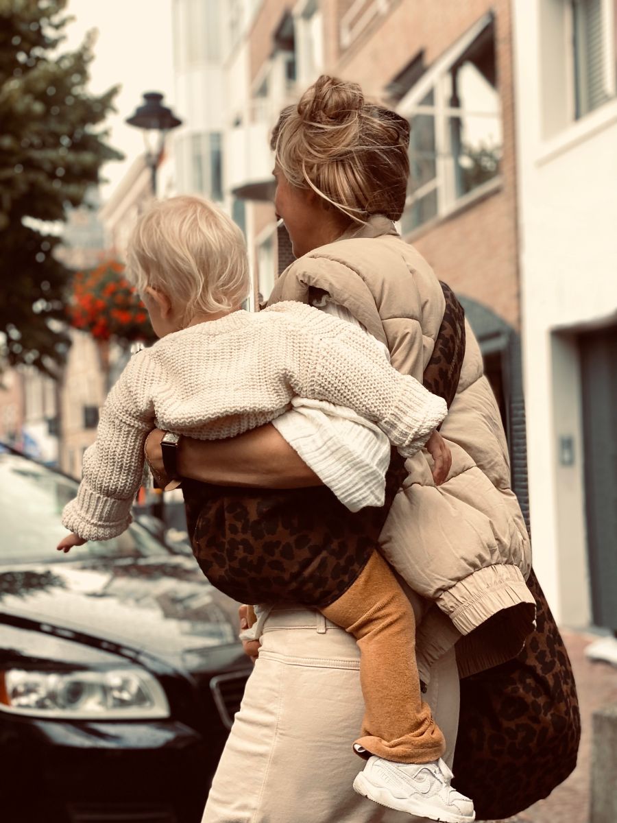 Wildride Toddler Trage Leopard Print Brown