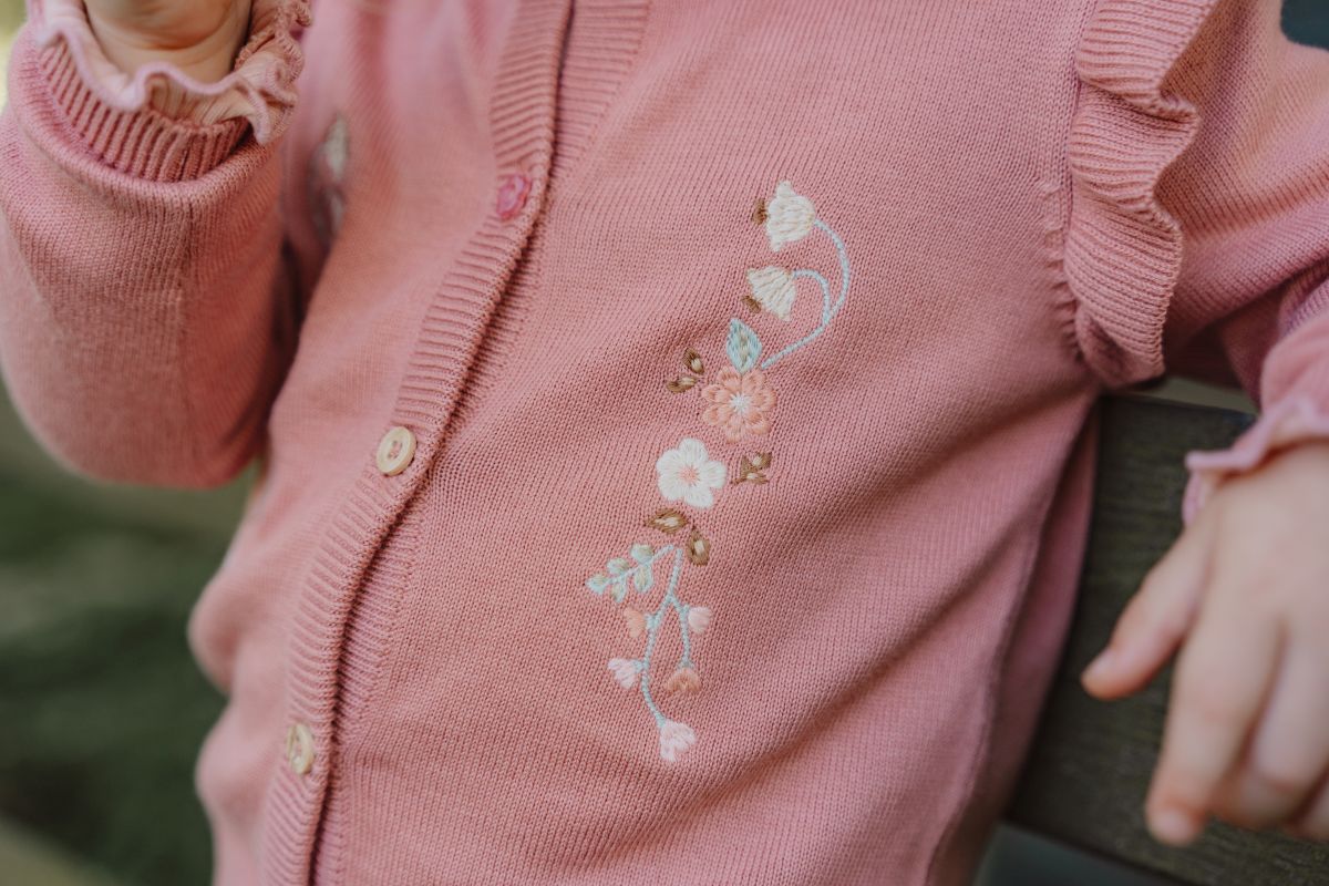 Strickjacke rose  - 92